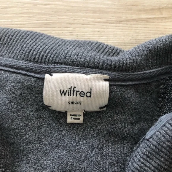 Wilfred Charcoal Open Diderot Cardigan - Picture 5 of 6